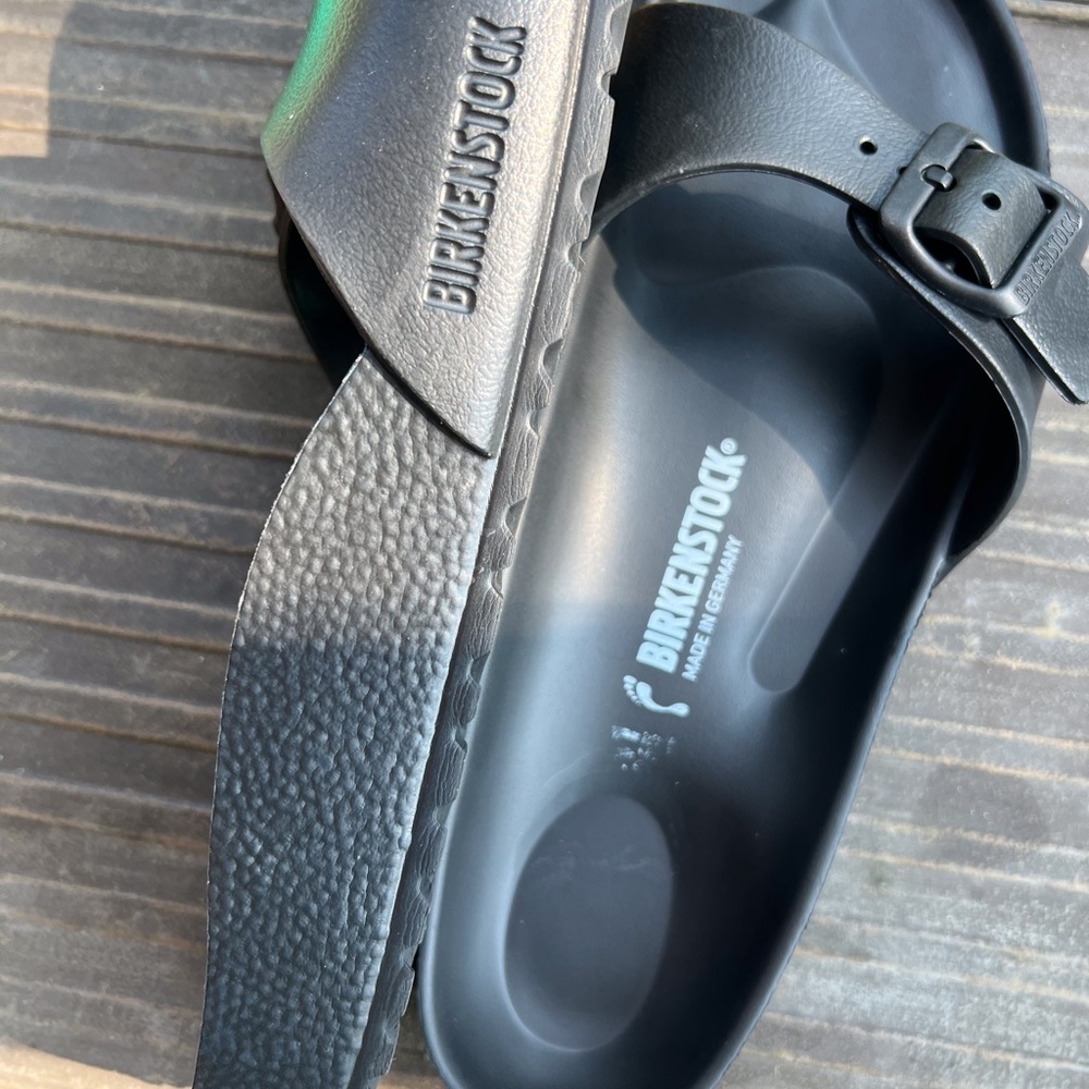 EUC black Birkenstocks.  Get the comfort you deserve.  Size 42 Euro